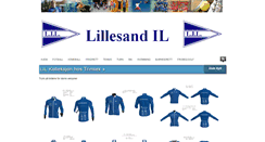 Desktop Screenshot of lillesandil.no
